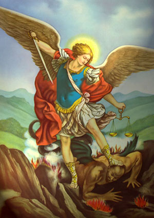 Archange Saint Michel Combat Europe chrétienne.
